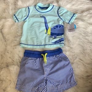 Carters 2 piece boys swimming suit